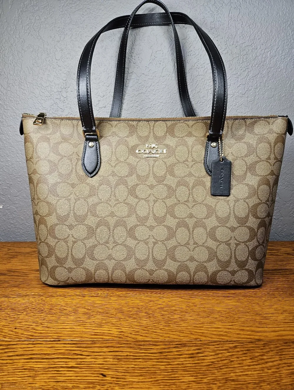 Coach Gallery Tote in Signature Canvas